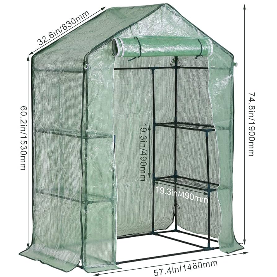 Amazon.com : FDW Portable Mini Indoor/Outdoor Greenhouse 4.9